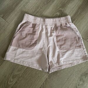 Outdoor Voices Light Pink Cargo Shorts